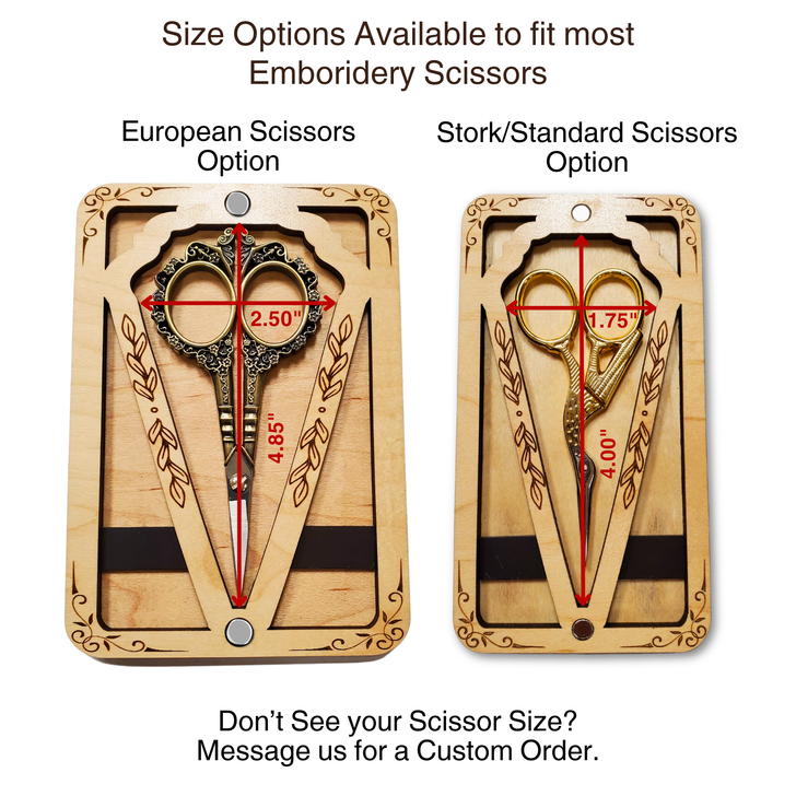 Magnetic Scissor Minder Storage Case - Honeycomb Bee