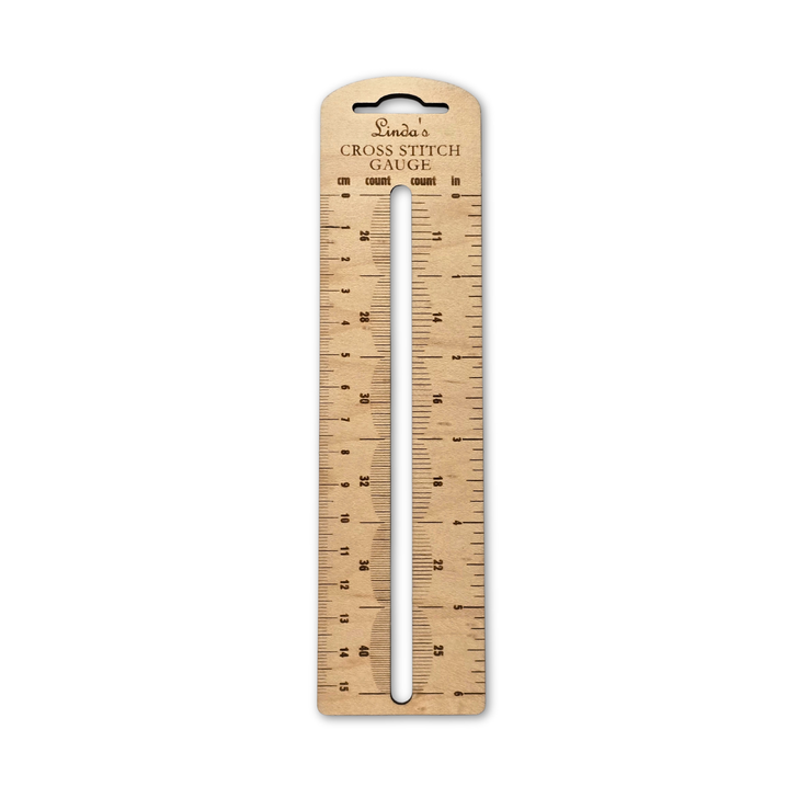 Personalized Cross Stitch Counting Gauge