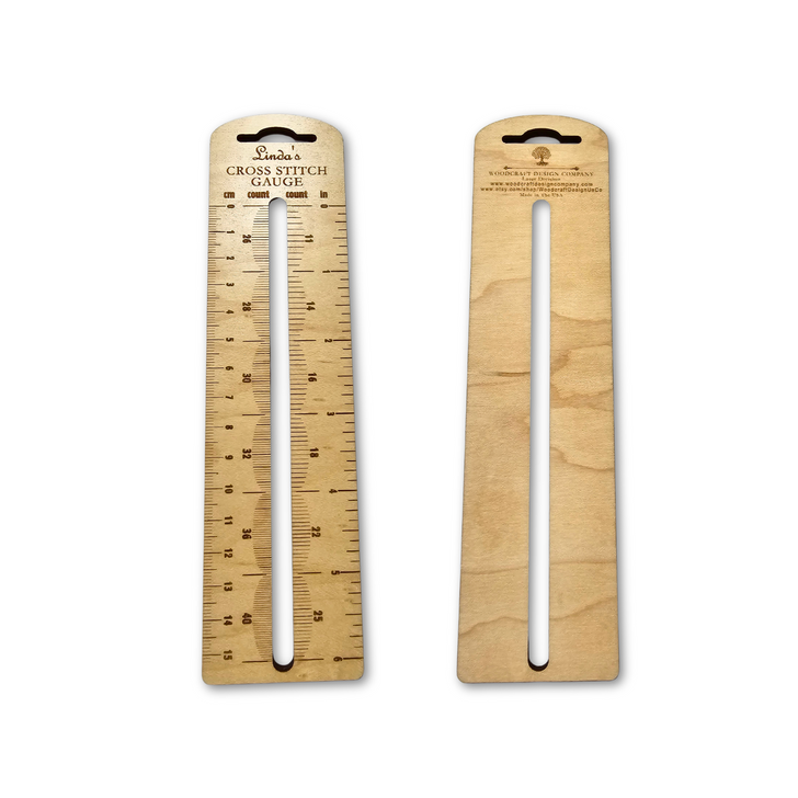 Personalized Cross Stitch Counting Gauge