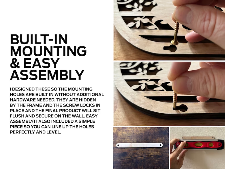 Key Holder Wall Plaque | Wolf