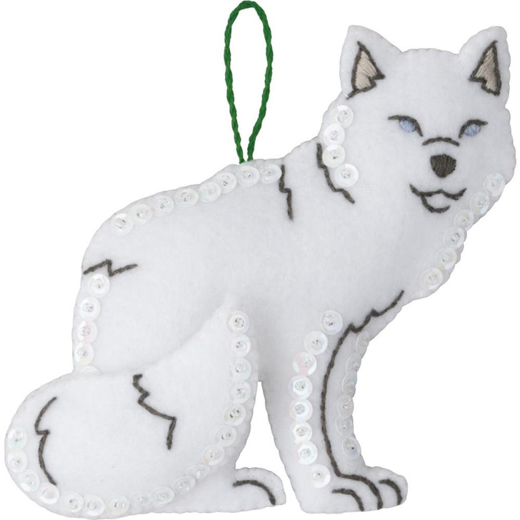 Bucilla Nordic Noel Felt Applique Ornaments Kit 4/Pkg