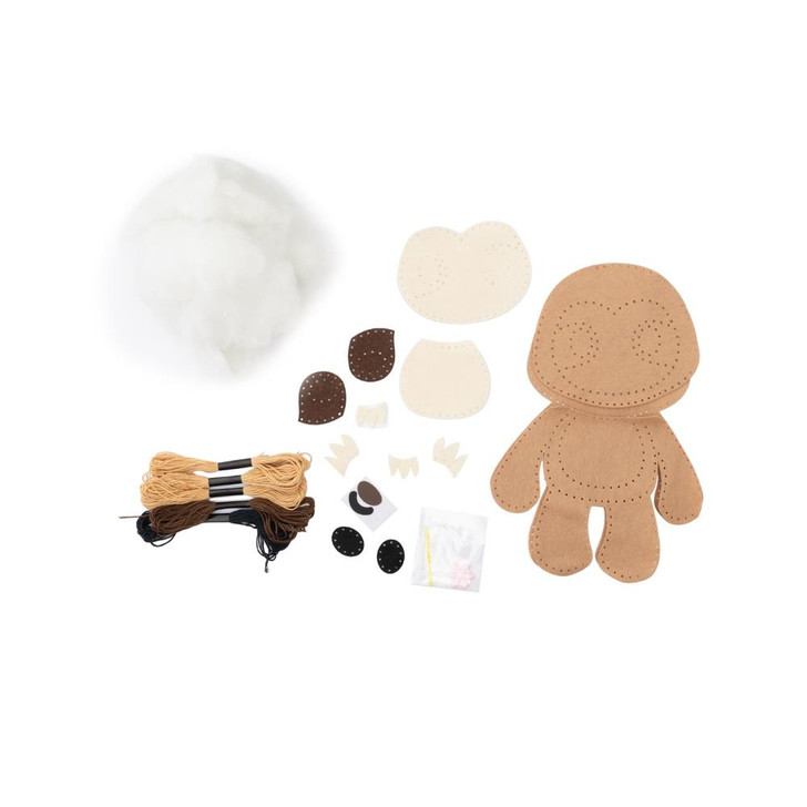 American Crafts Sloth Sew Cute Kids Sewing Kit