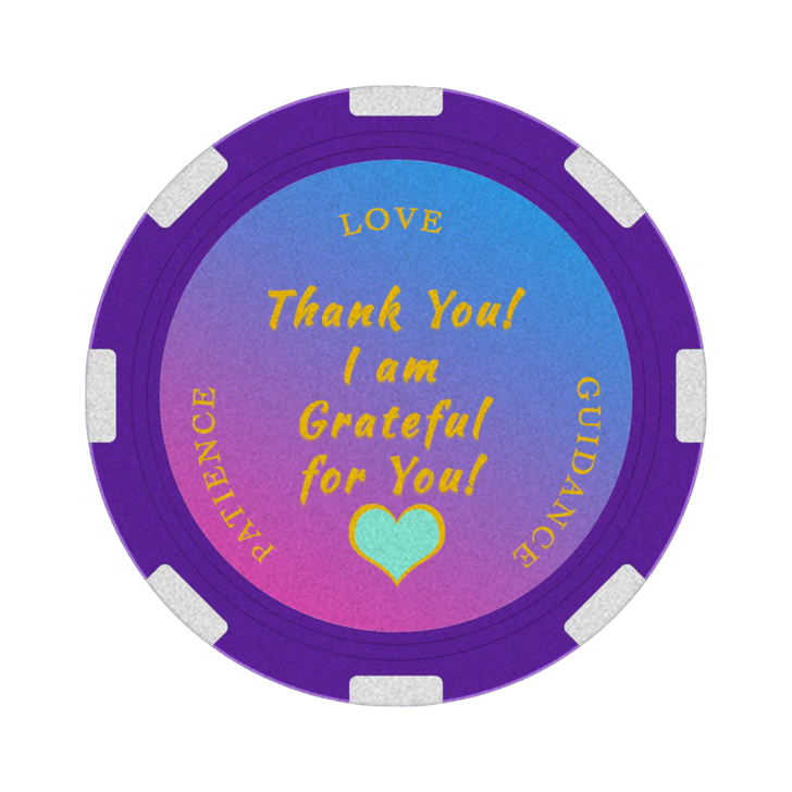 AA & NA Poker Chip – Sharing & Caring Sponsor Sobriety Token