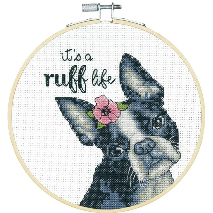 Dimensions Learn-A-Craft Counted Cross Stitch Kit | Ruff Life