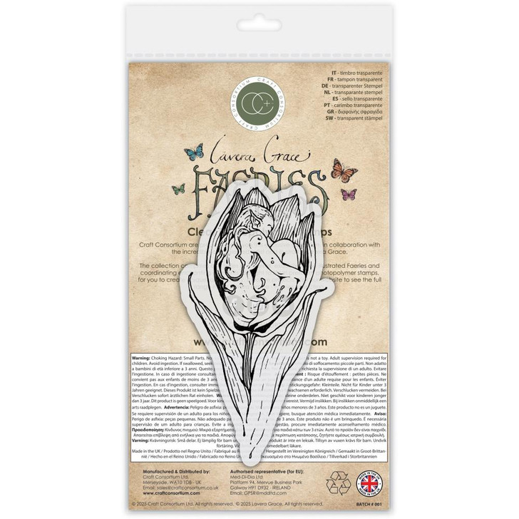 Craft Consortium Faeries Photopolymer Stamps | Tulip