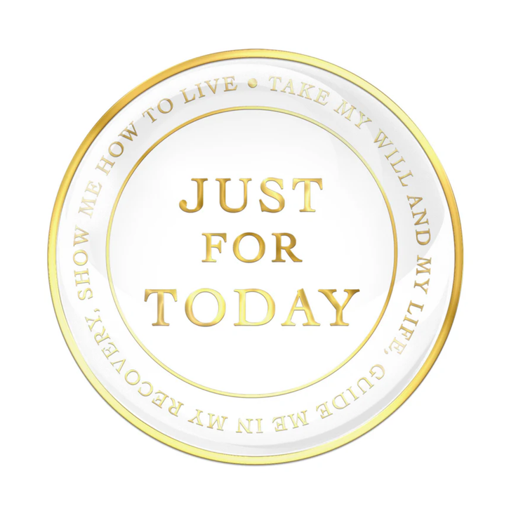 Narcotics Anonymous Clean Time White Anniversary Coin