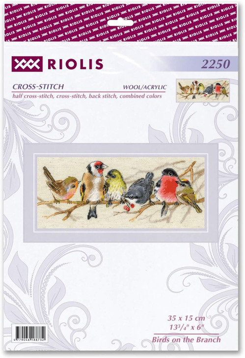 RIOLIS Birds Counted Cross Stitch Kit