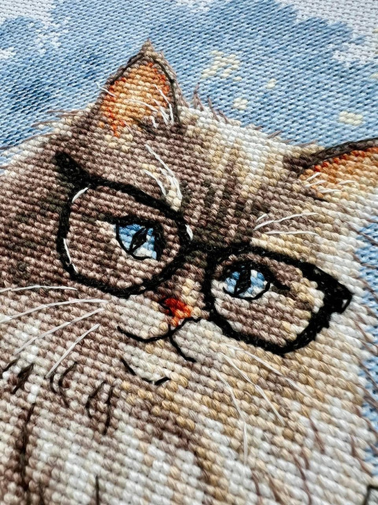 RIOLIS Writer Of Meowmoirs Counted Cross Stitch Kit