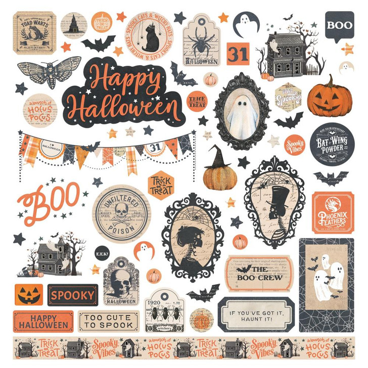 PhotoPlay Stickers 12"X12" Sheet | Halloween Junque