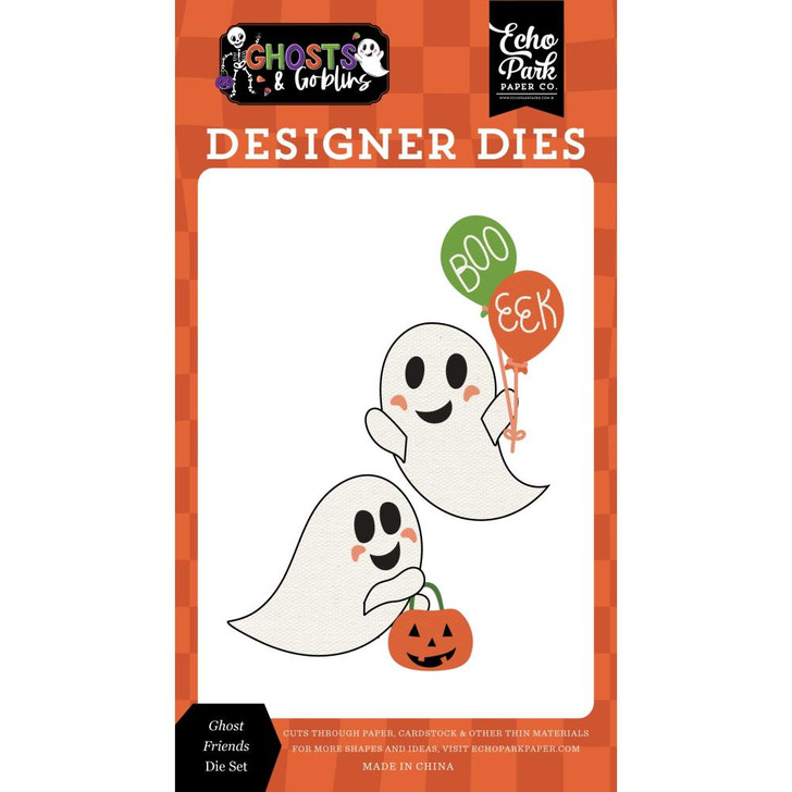 Echo Park Ghosts And Goblins: Ghost Friends Small Designer Dies