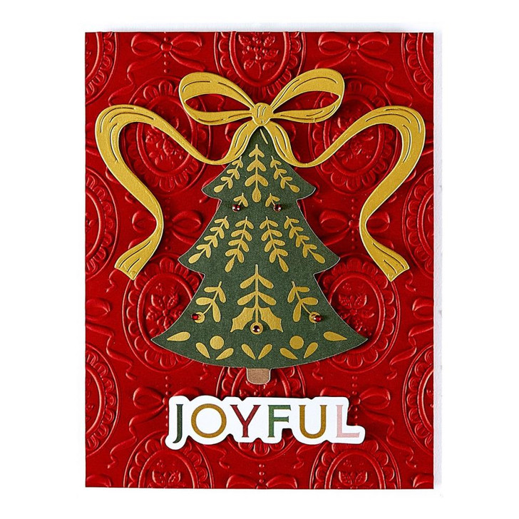 Spellbinders 3D Embossing Folder | Christmas Cameos