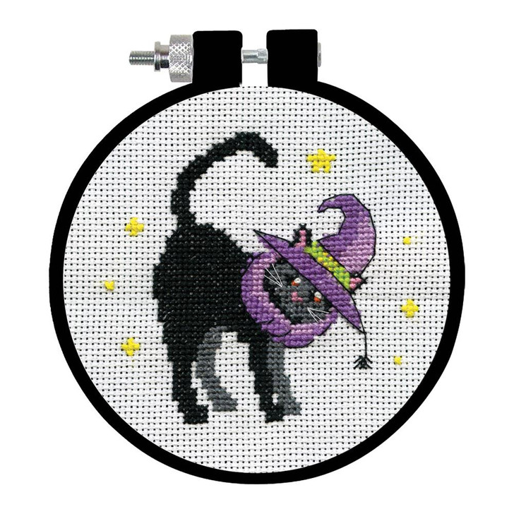 Design Works Counted Cross Stitch Kit | Black Cat