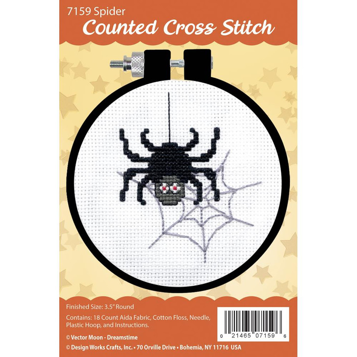 Design Works Counted Cross Stitch Kit | Spider