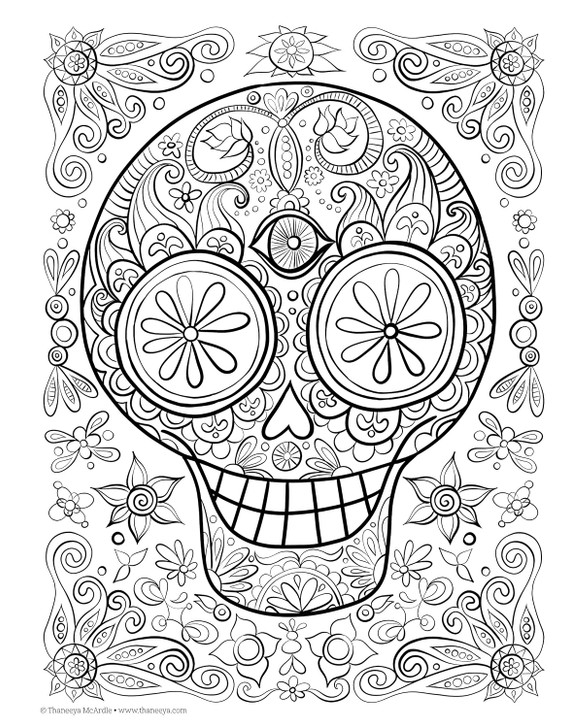 Design Originals Coloring Book | Day of the Dead