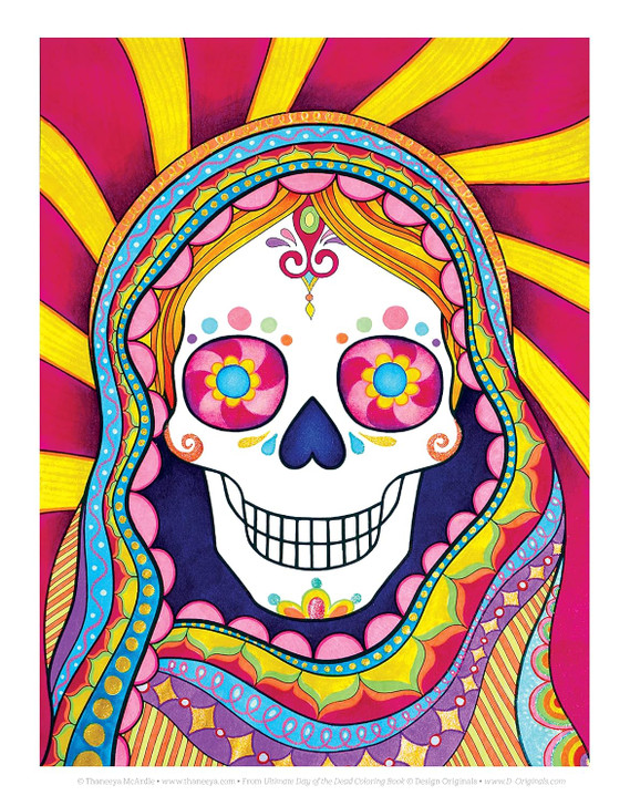Design Originals Ultimate Day of the Dead Coloring Book