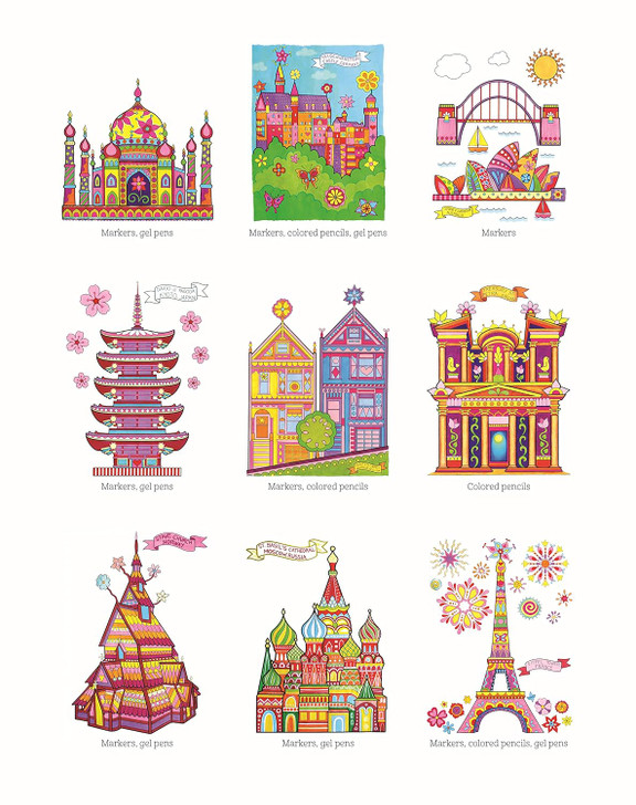 Design Originals Coloring Book | World Traveler
