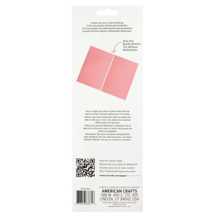 We R Makers Thermal Cinch Adhesive Glue Strips 12/Pkg