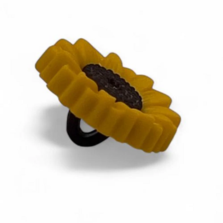 Buttons Galore Fall Friends Buttons 6/Pkg | Sunflowers