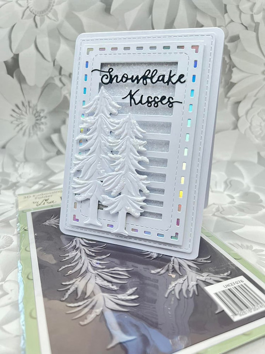 Lisa Horton Crafts Fir Trees 3D Embossing Folder