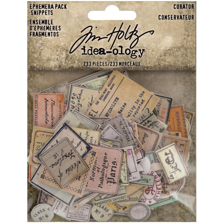 Tim Holtz Idea-Ology Ephemera 233/Pkg | Curator