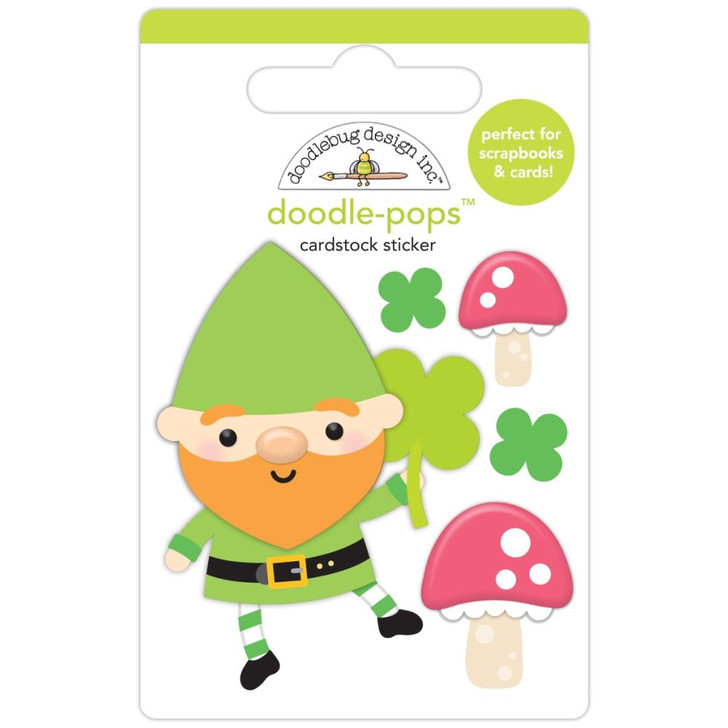 Doodlebug Doodle-Pops 3D Sticker | Happy Go Lucky