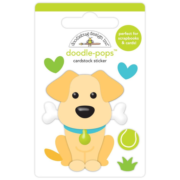Doodlebug Doodle-Pops 3D Sticker | Good Boy