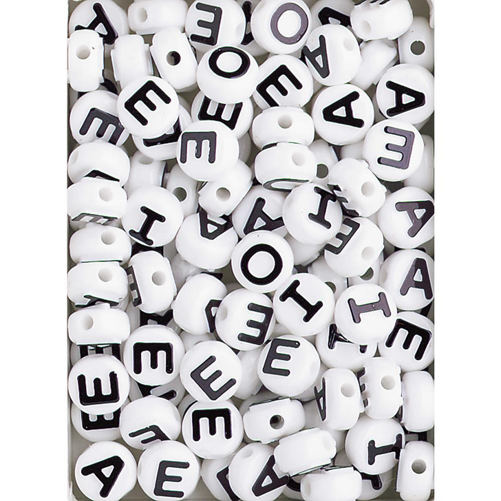 The Beadery Vowel Beads 10mm