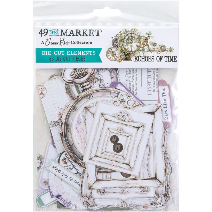 49 And Market Die Cut Elements 83/Pkg | Echoes Of Time