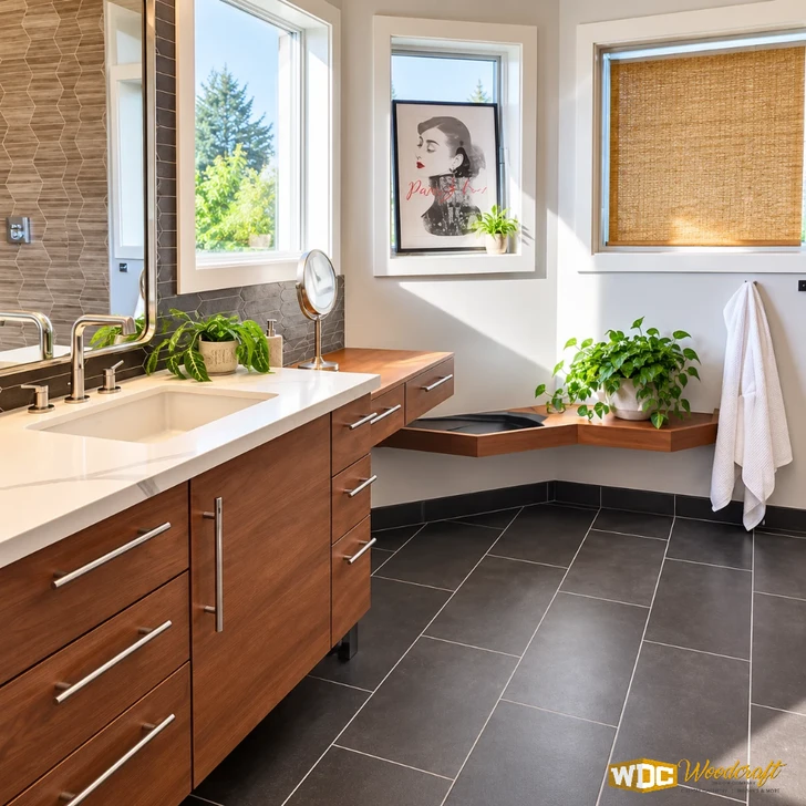Bathroom Remodel - Modern Master Bath