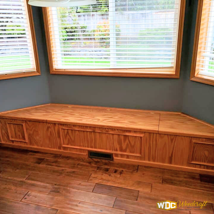 Custom Dining Room Storage Bench