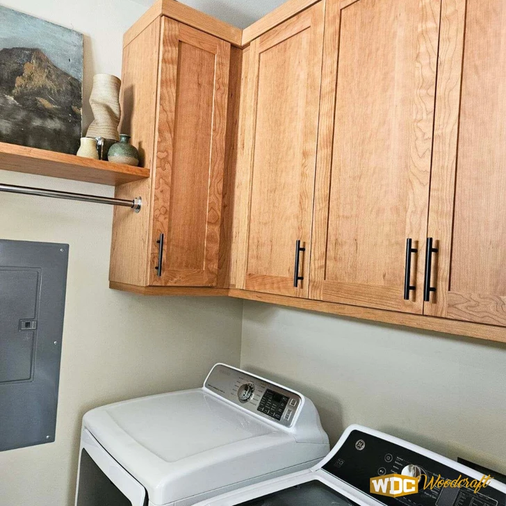 Laundry Room Remodel - Cherry Cabinetry