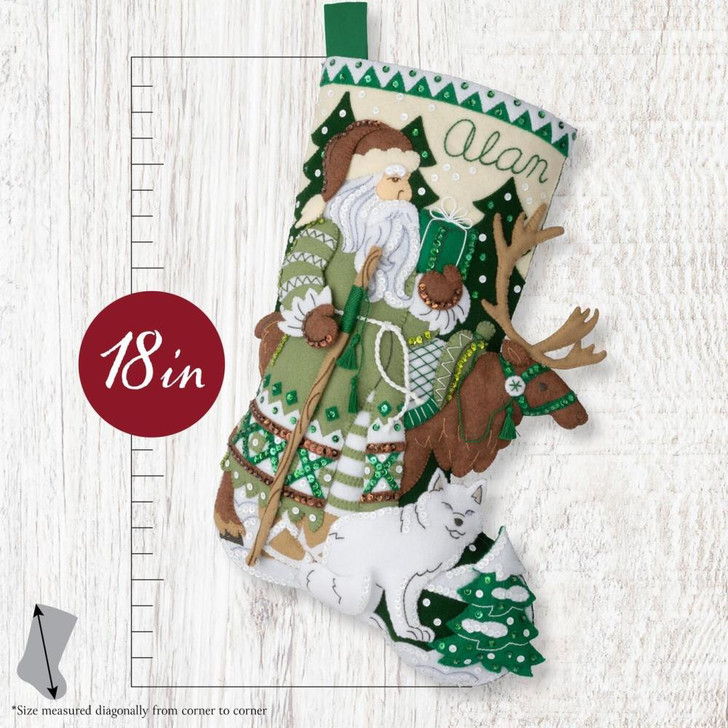 Bucilla Nordic Noel Felt Applique Stocking Kit