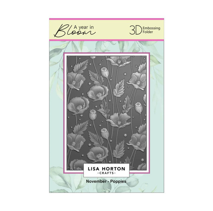 Lisa Horton Crafts Limited Edition Embossing Folders | A Year In Bloom - 2026