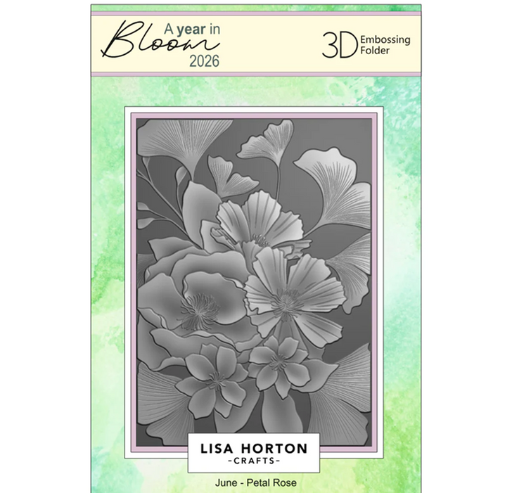 Lisa Horton Crafts A Year In Bloom - 2026 Limited Edition Embossing Folders