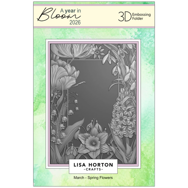 Lisa Horton Crafts A Year In Bloom - 2026 Limited Edition Embossing Folders