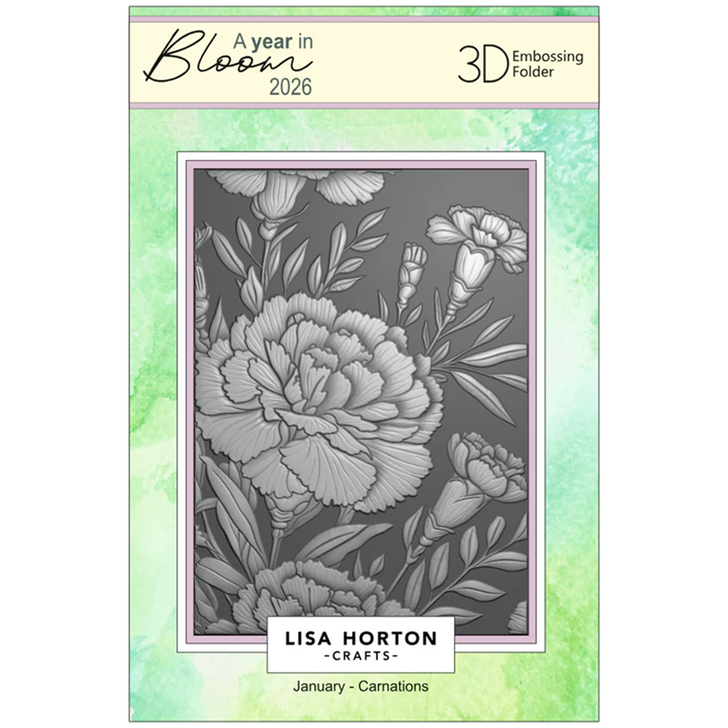 Lisa Horton Crafts A Year In Bloom - 2026 Limited Edition Embossing Folders