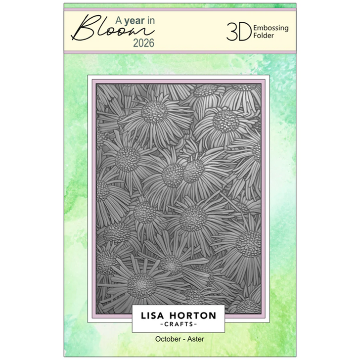 Lisa Horton Crafts A Year In Bloom - 2026 Limited Edition Embossing Folders