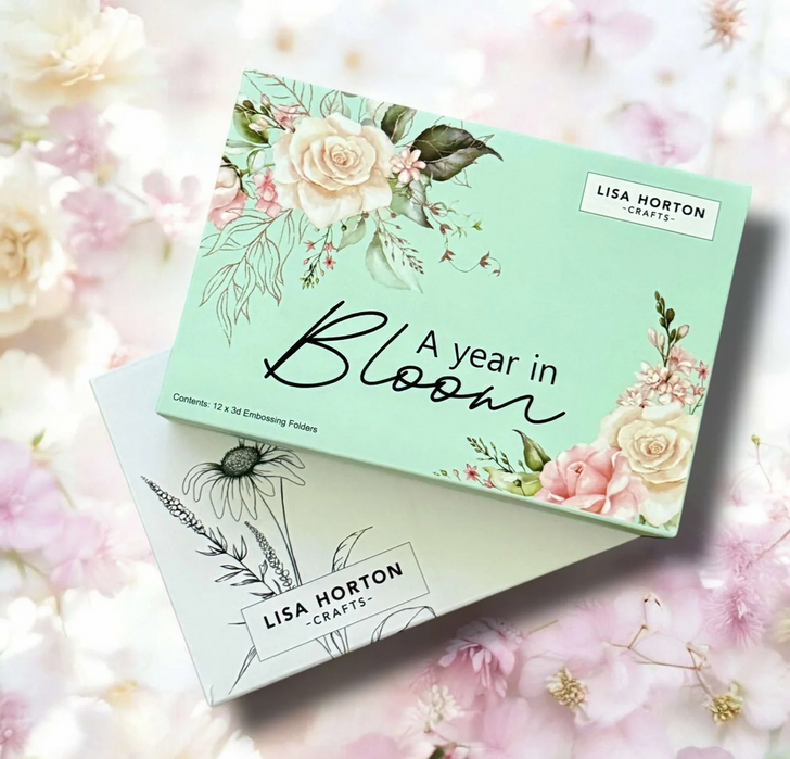 Lisa Horton Crafts A Year In Bloom - 2026 Limited Edition 3D Embossing Folders