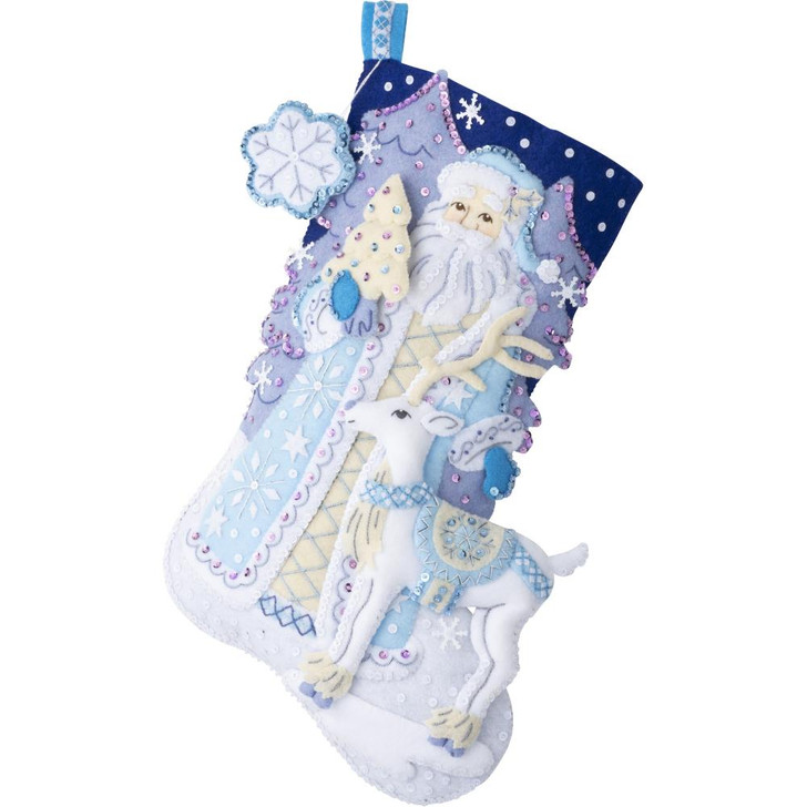 Bucilla Winter Wonderland Felt Applique Stocking Kit