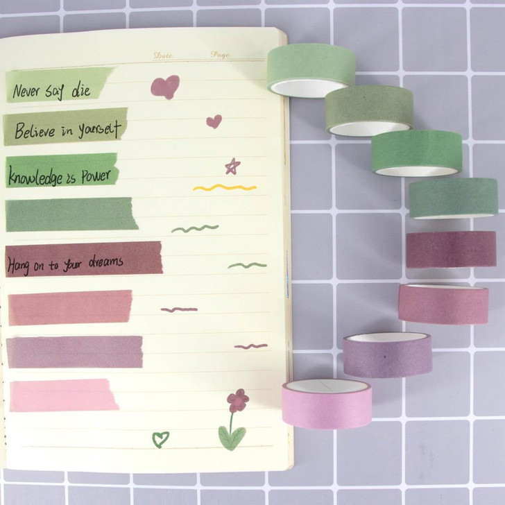 Ieebee Washi Tape Set 20/Rolls | Morandi Colors