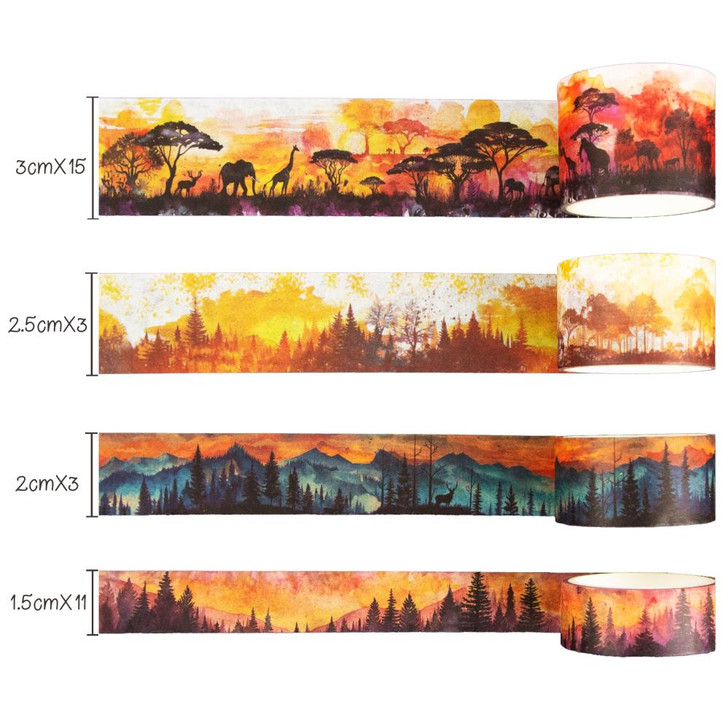 Ieebee Washi Tape Set 32/Rolls | Whispering Valleys