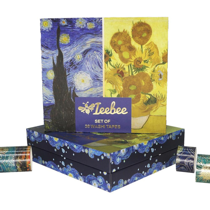 Ieebee Washi Tape Set 36/Rolls |  Van Gogh
