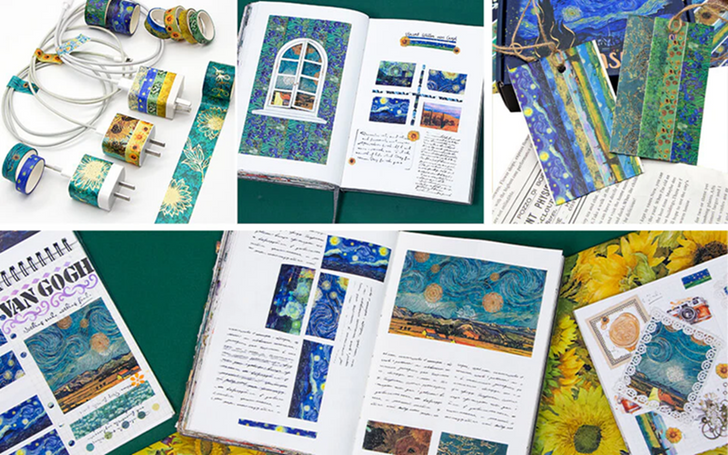 Ieebee Washi Tape Set 36/Rolls |  Van Gogh