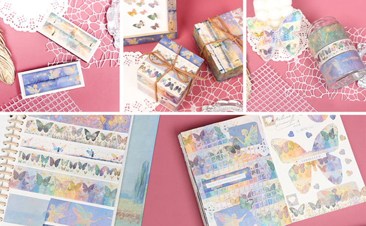 Ieebee Washi Tape Set 14/Rolls | Moonlit Fairy Dreams