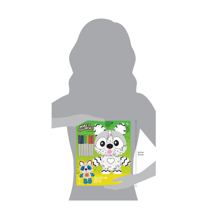 Colorbok Make It Colorful! Color Your Own Softie | Dog