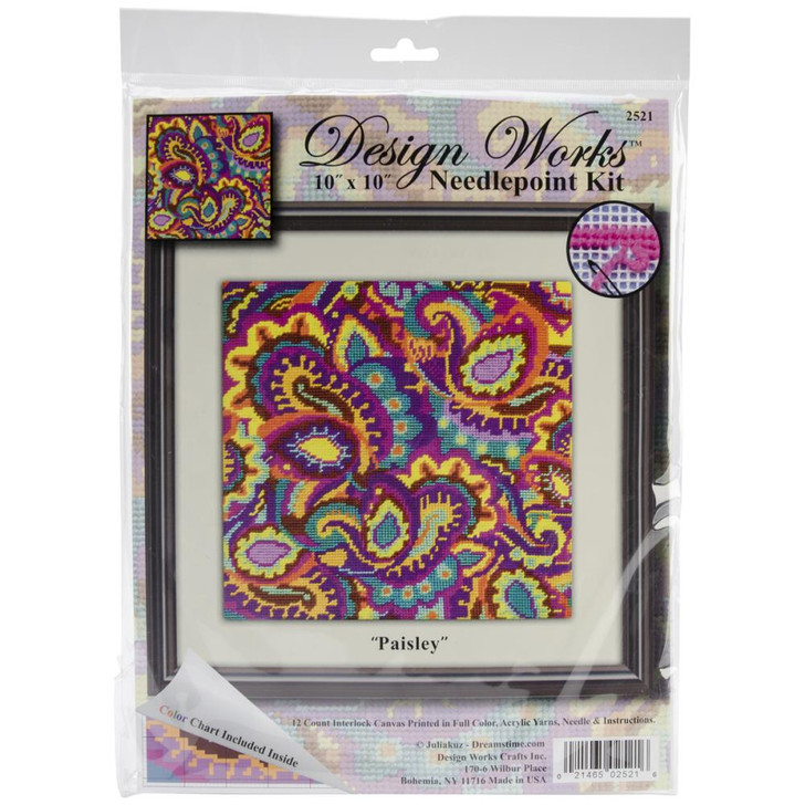 Design Works Needlepoint Kit | Paisley