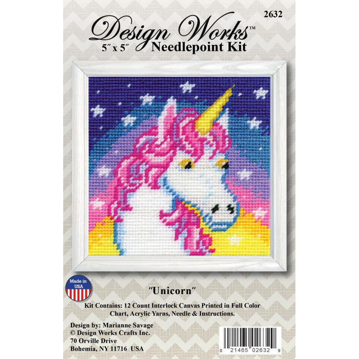 Design Works Unicorn Needlepoint Kit