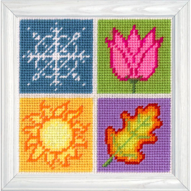 Design Works Four Seasons Needlepoint Kit