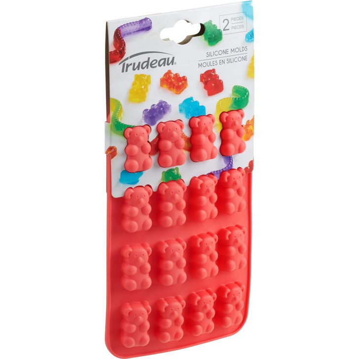 Trudeau Silicone Chocolate Mold 2/Pkg | Gummy Bears