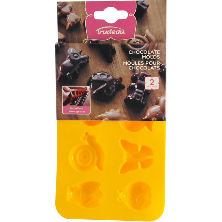 Trudeau Silicone Chocolate Mold 2/Pkg | Little Creatures